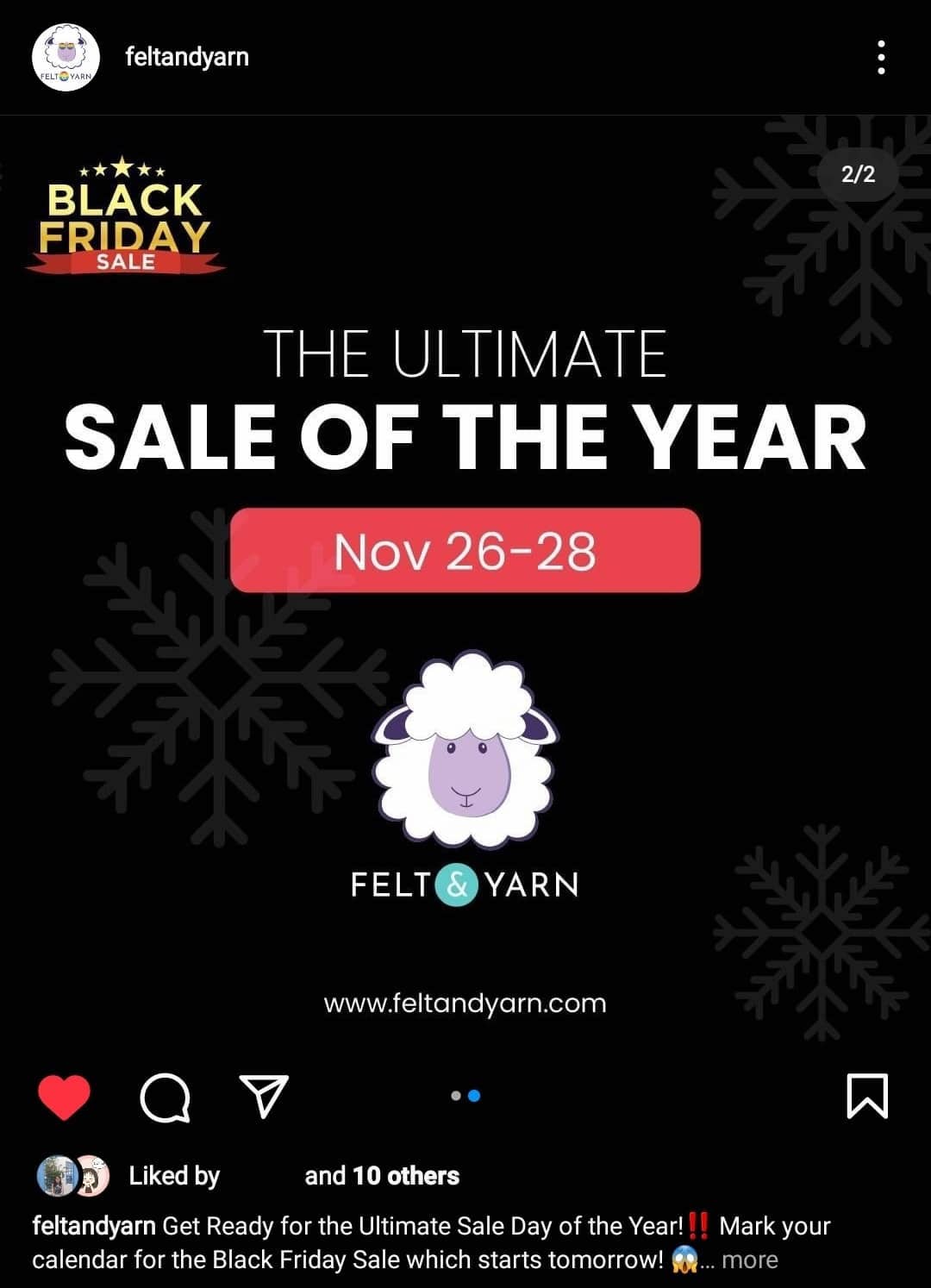 Sale at Felt and Yarn